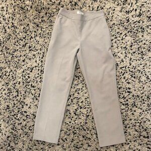 Babaton Aritzia Conan Pants Size 0 Pale Grey Side Zip cropped